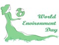 Save nature banner, Earth Day Royalty Free Stock Photo
